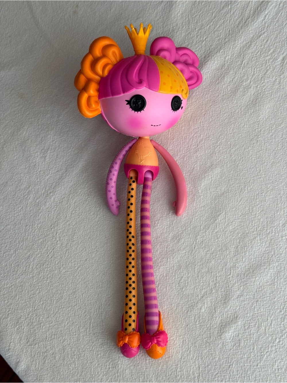 Colorful Princess Nutmeg Lalaloopsy “Lalaoopsy” Doll - Pink & Orange